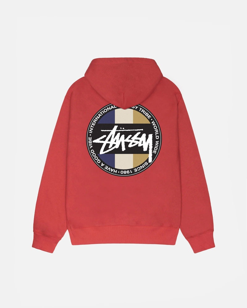 Sweat a Capuche Stussy Classiche Dot Rouge | BYV-33632880