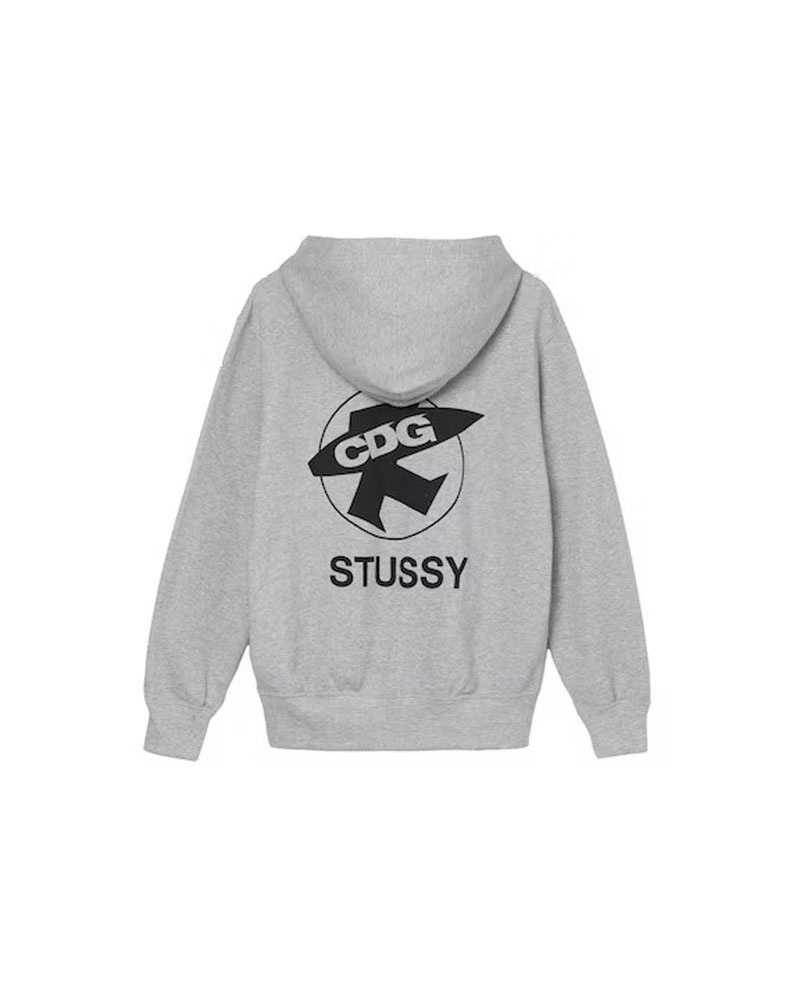 Sweat a Capuche Stussy CDG X Grise | KYN-02855099