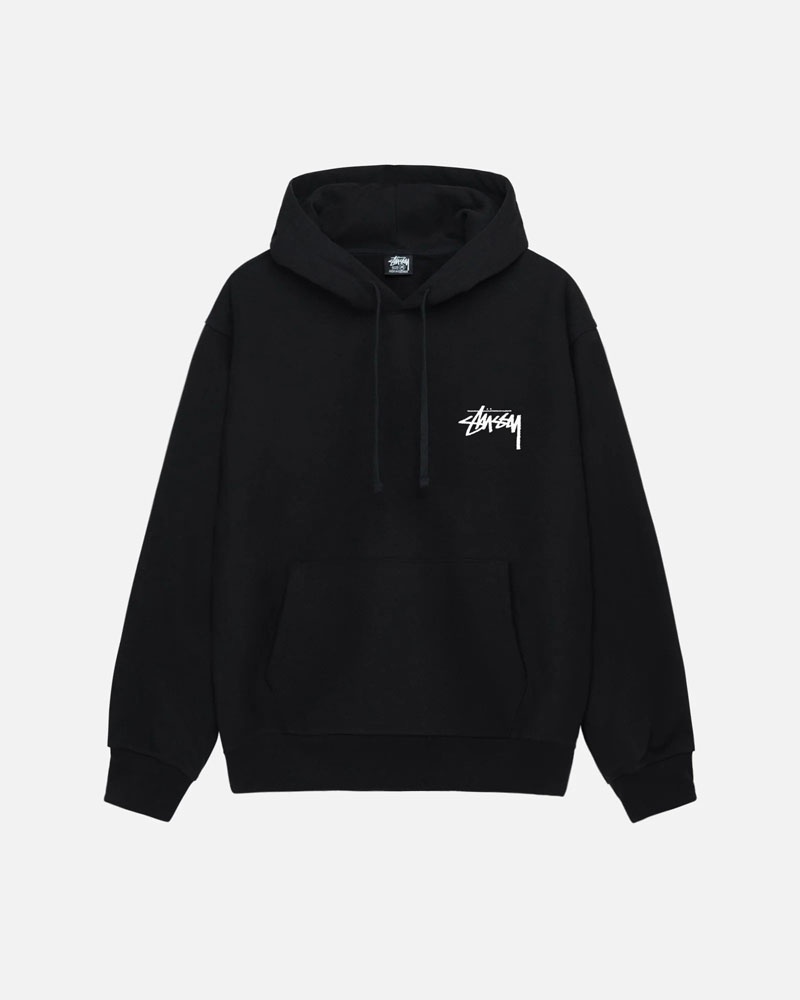 Sweat a Capuche Stussy Classiche Dot Noir | EJA-99636441