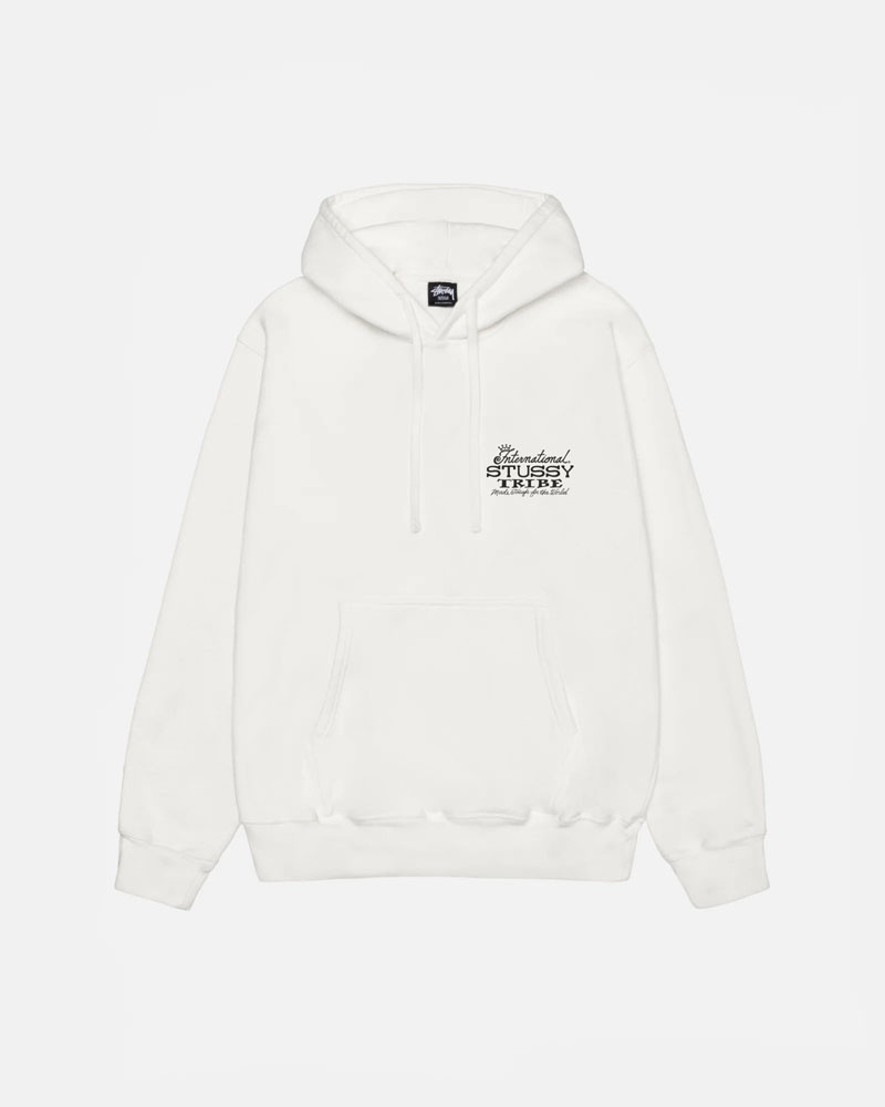 Sweat a Capuche Stussy IST Pigment Dyed Blanche | NQY-02294041