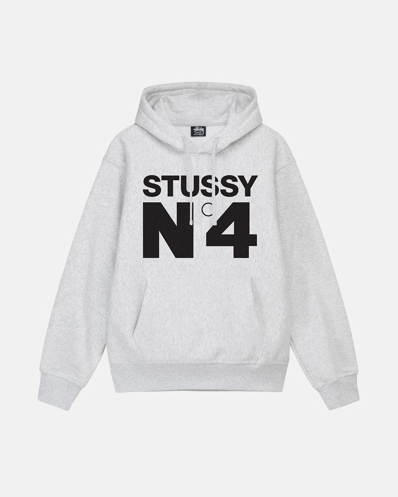 Sweat a Capuche Stussy No.4 Grise | YQL-35031207