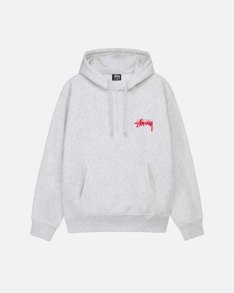 Sweat a Capuche Stussy Skate Tough Grise | RTB-46387106