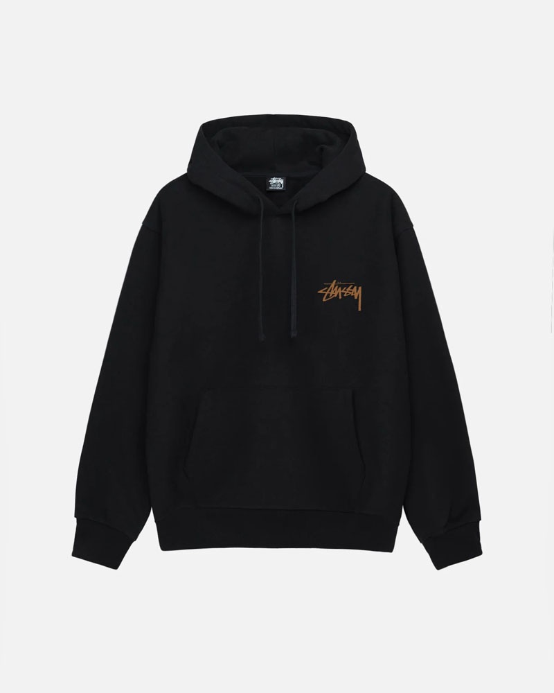 Sweat a Capuche Stussy Skate Tough Noir | YWW-11866780