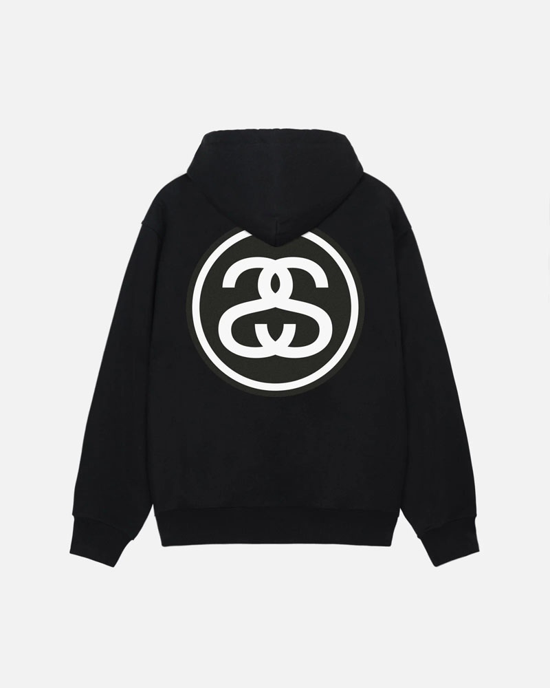 Sweat a Capuche Stussy SS-Link Noir | ABF-00417534