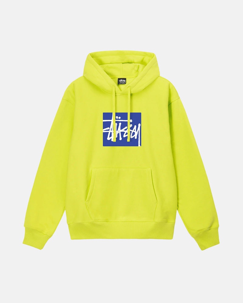 Sweat a Capuche Stussy Stock Box Jaune | VJE-41263276