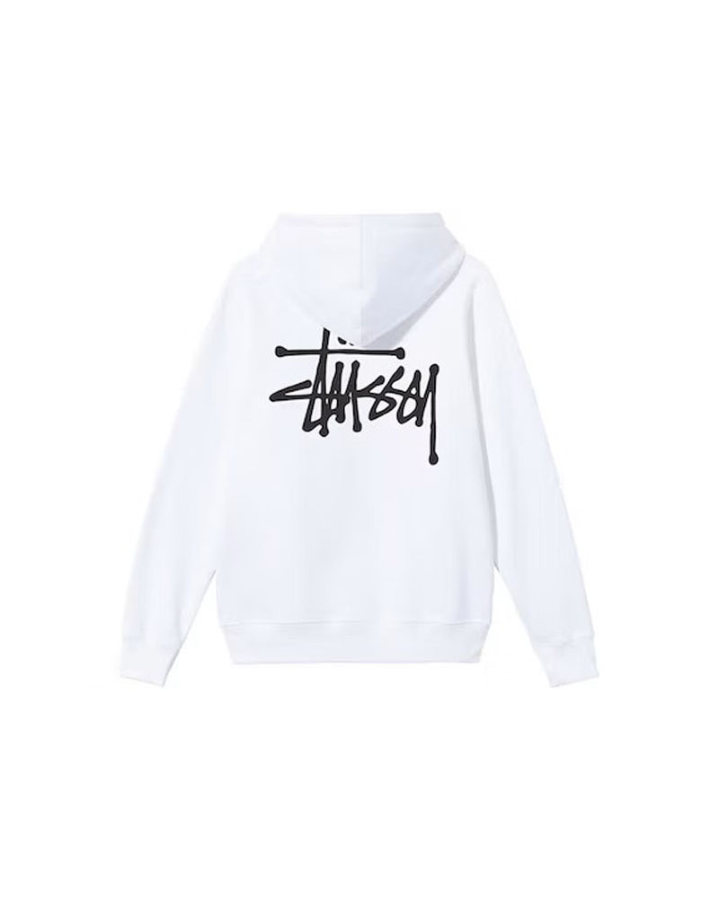 Sweat a Capuche Stussy Basic Blanche | GNR-62413896