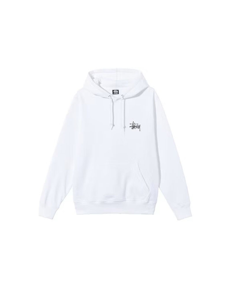 Sweat a Capuche Stussy Basic Blanche | GNR-62413896