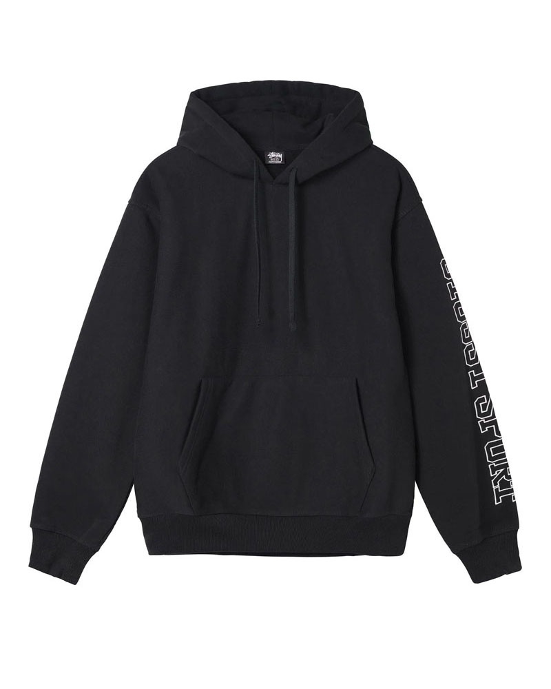 Sweat a Capuche Stussy Stüssy Sport Noir | PGI-81230827