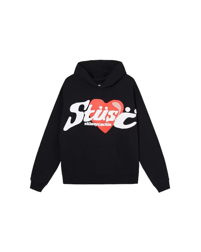 Sweat a Capuche Stussy X Cpfm Heart Noir | QAI-00148342