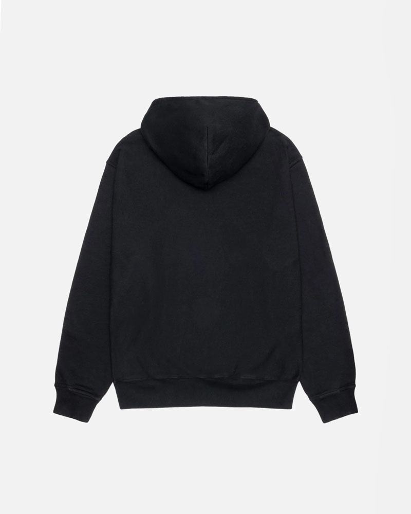 Sweat a Capuche Stussy Stüssy Star Pigment Dyed Noir | XHV-91834237