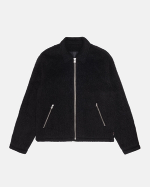 Veste Stussy Mohair Club Noir | EZK-42506575