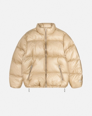 Veste Stussy Down Puffer Parachute Ripstop Marron | FZK-51061995