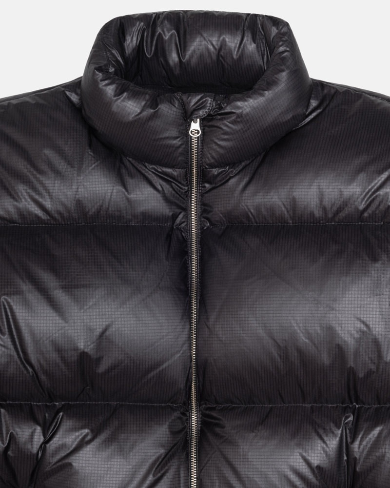 Veste Stussy Down Puffer Parachute Ripstop Grise | VMA-37145653