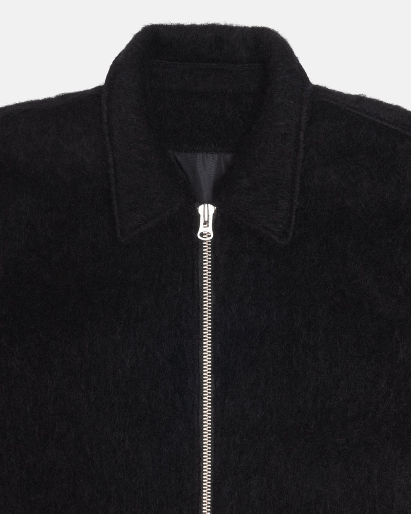 Veste Stussy Mohair Club Noir | EZK-42506575