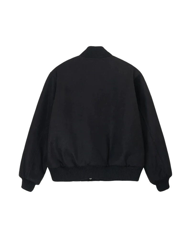 Veste Stussy SS-Link Varsity Noir | FJJ-47609749