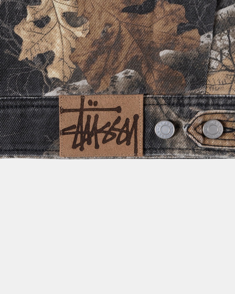 Veste Stussy Zip Travail Realtree Edge Noir | RQQ-12808449