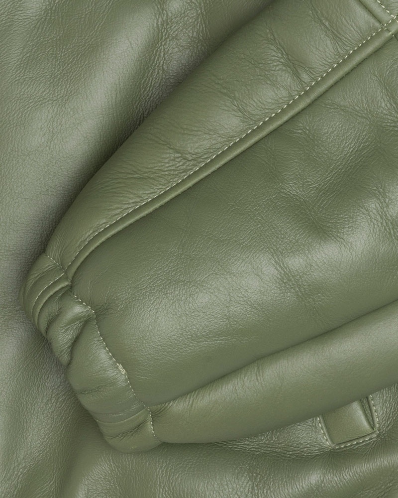 Veste Stussy Travail Shearling Vert | BVD-63941985