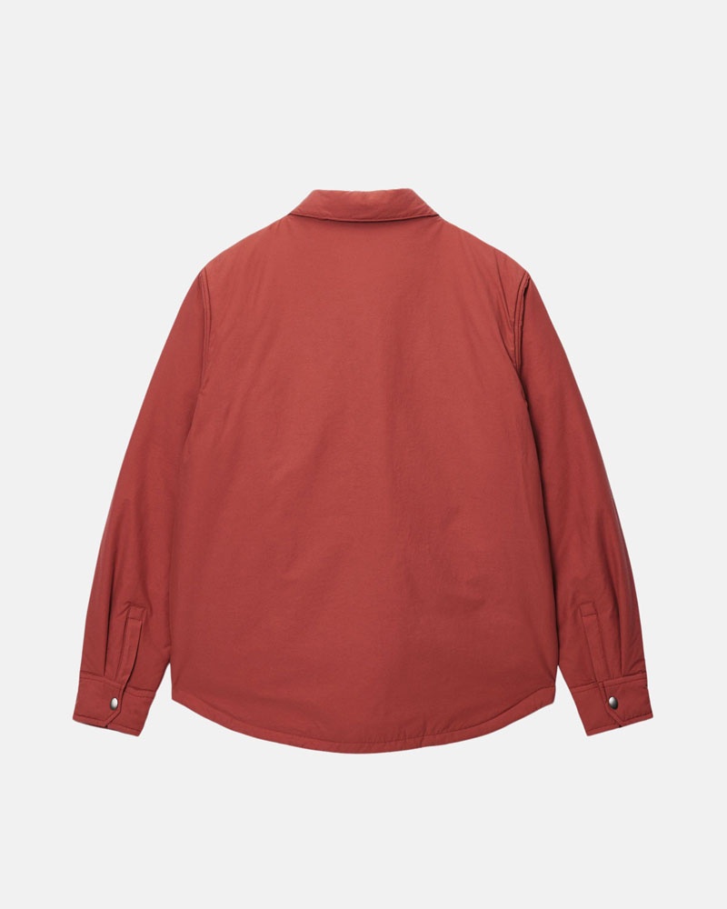 Chemises Stussy Rembourré Tech Over Rouge Foncé | QMC-81656679