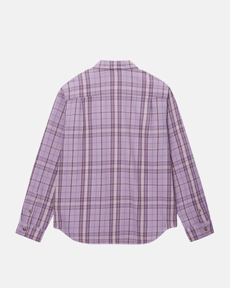 Chemises Stussy Stones Plaid Lavande | INZ-99221089