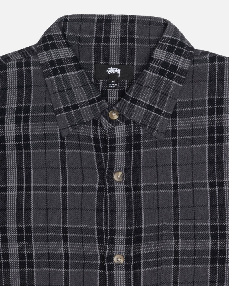 Chemises Stussy Stones Plaid Noir | UFD-62839651