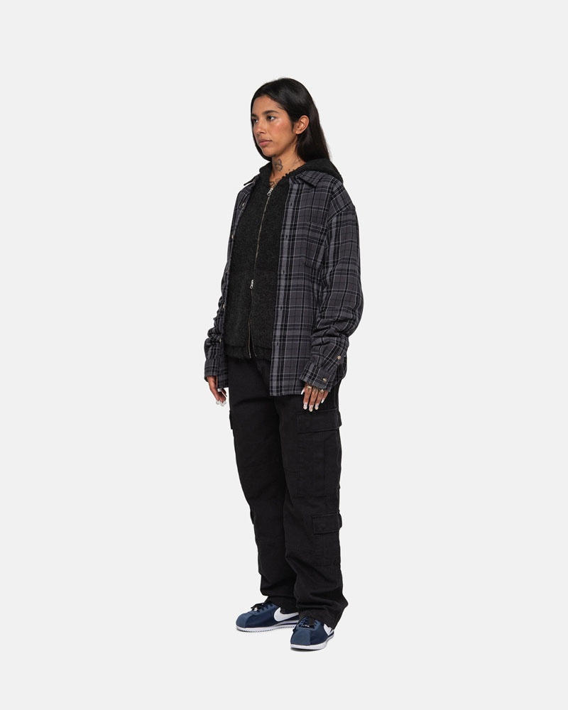 Chemises Stussy Stones Plaid Noir | UFD-62839651