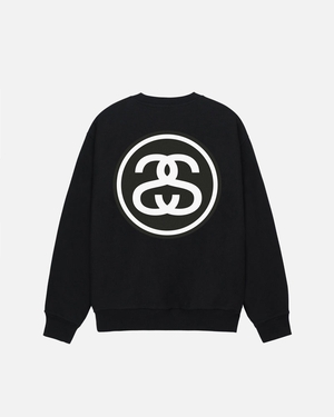 Sweatshirt Stussy SS-Link Crew Noir | ZWY-25566939