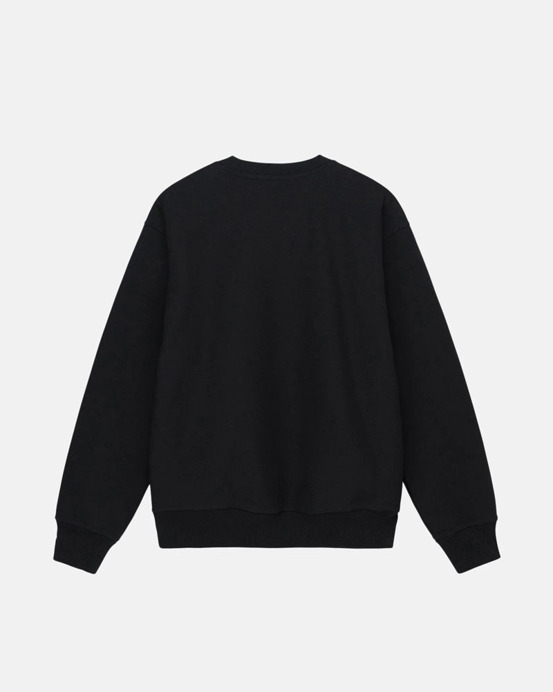 Sweatshirt Stussy No.4 Crew Noir | ZQX-56127401