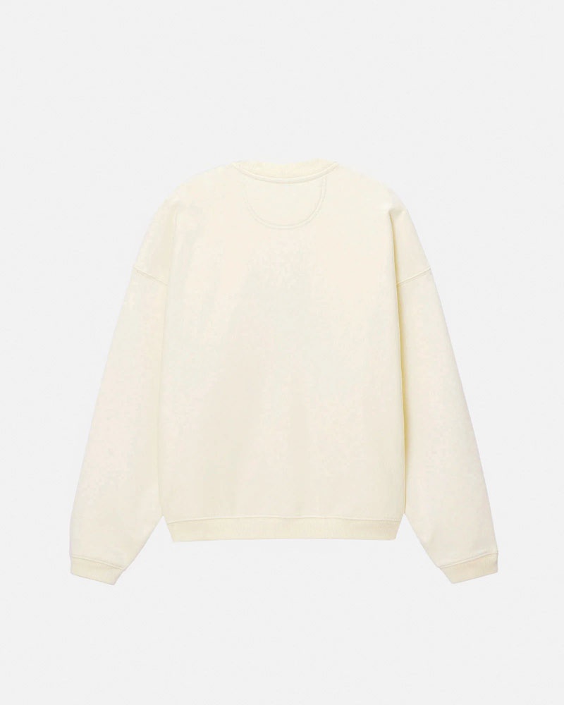 Sweatshirt Stussy Stüssy Sport Relaxed Oversized Crew Blanche | EBG-17620801