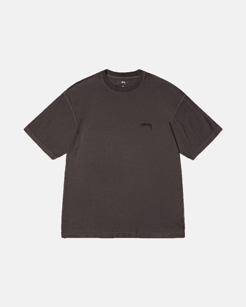 T Shirts Stussy Lazy Noir | XNG-00815122