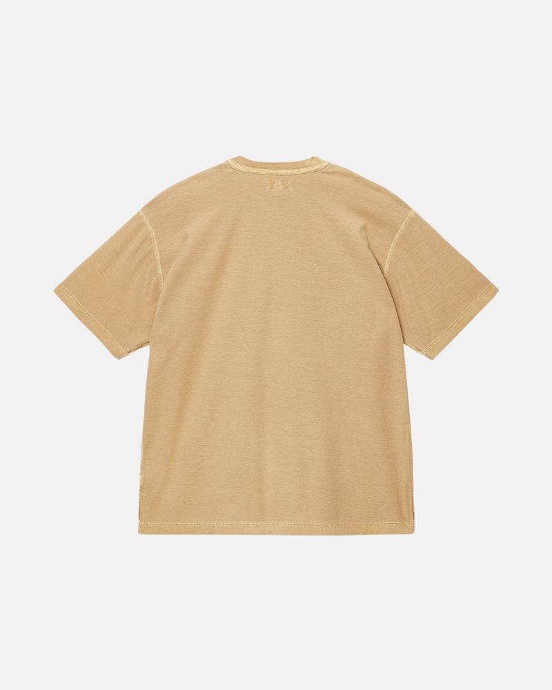 T Shirts Stussy Lazy Doré | AKG-54434727