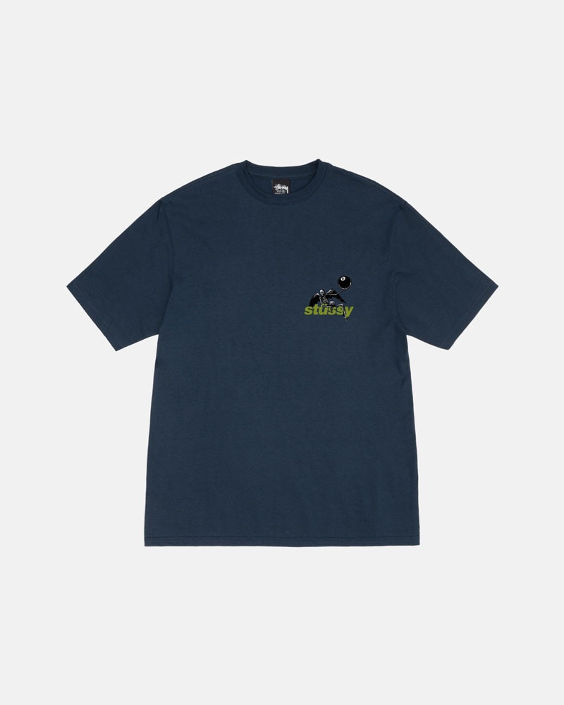 T Shirts Stussy Apocalypse Bleu Marine | LWM-15233829