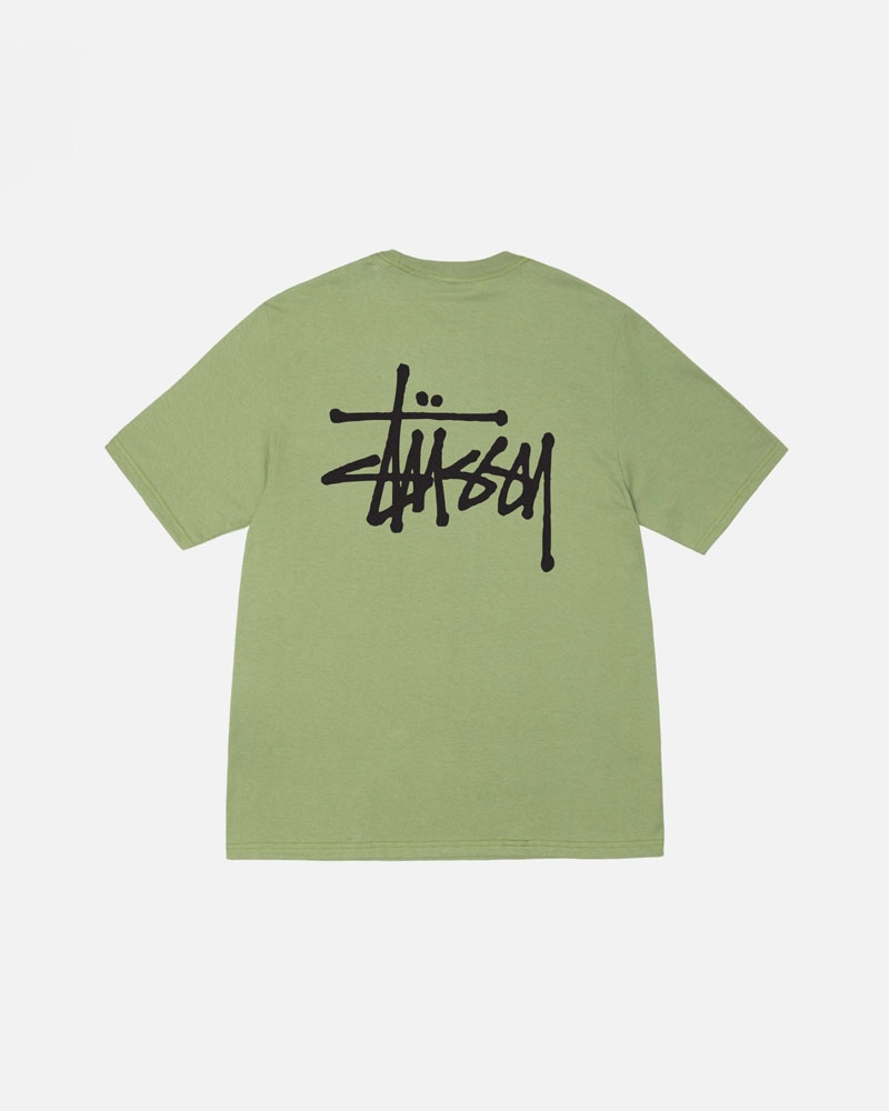 T Shirts Stussy Basic Stüssy Vert | MAI-80176120