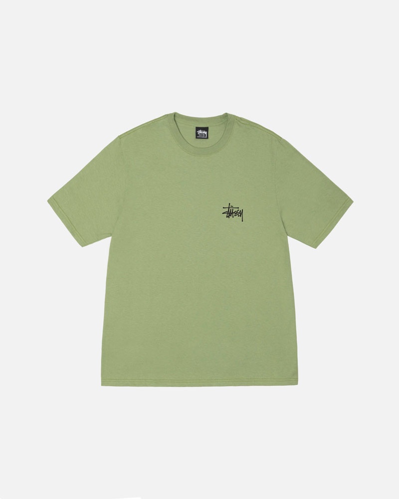 T Shirts Stussy Basic Stüssy Vert | MAI-80176120