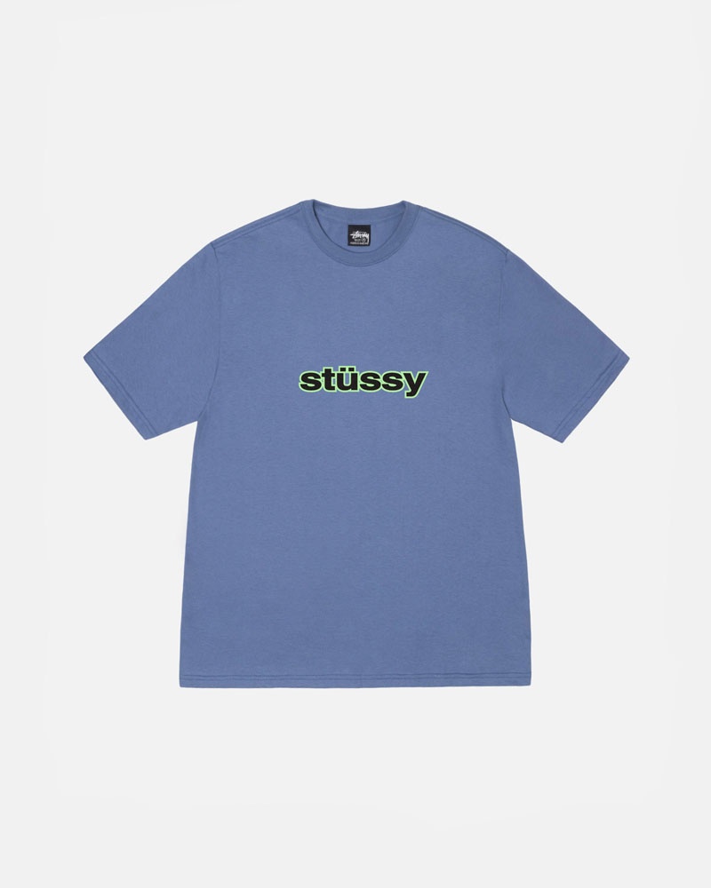 T Shirts Stussy SS-Link Bleu | UOA-55084584