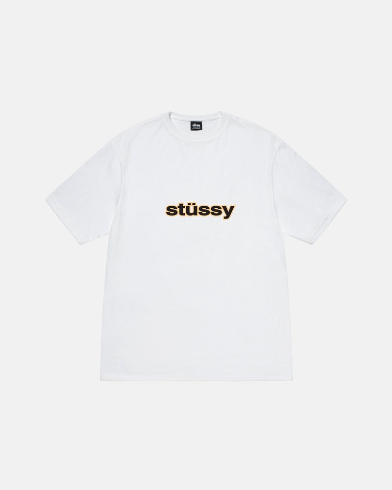 T Shirts Stussy SS-Link Blanche | NWQ-34676933