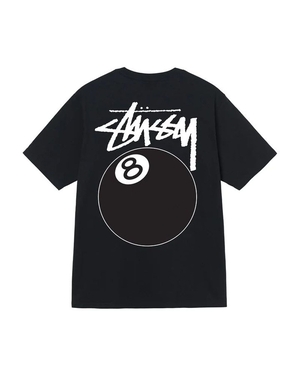 T Shirts Stussy 8 Ball Noir Blanche | BLG-58314445