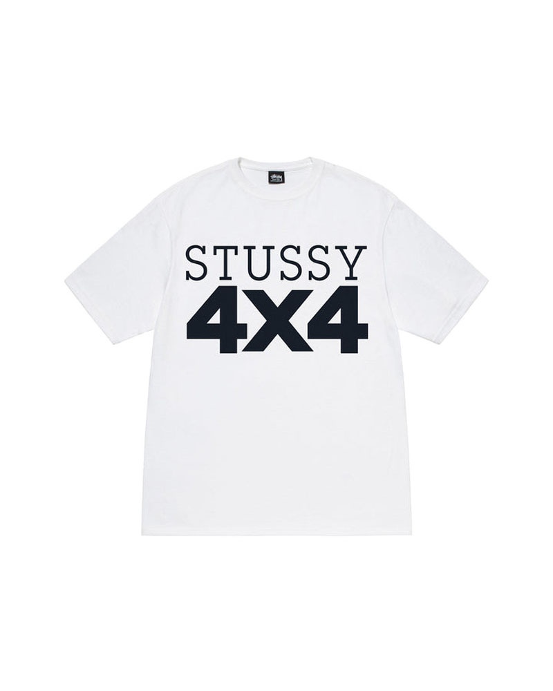 T Shirts Stussy 4x4 Blanche | FNH-79498093