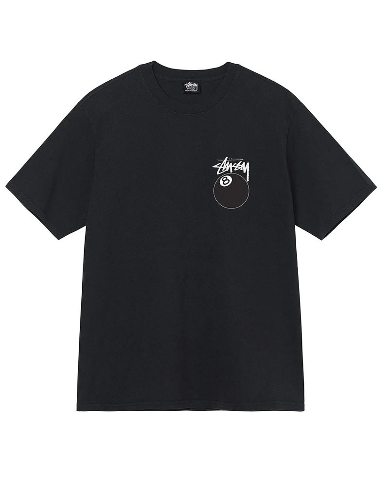 T Shirts Stussy 8 Ball Noir Blanche | BLG-58314445