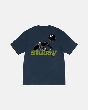 T Shirts Stussy Apocalypse Bleu Marine | EUY-62789027