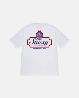 T Shirts Stussy Authentic Blanche | MET-85893046