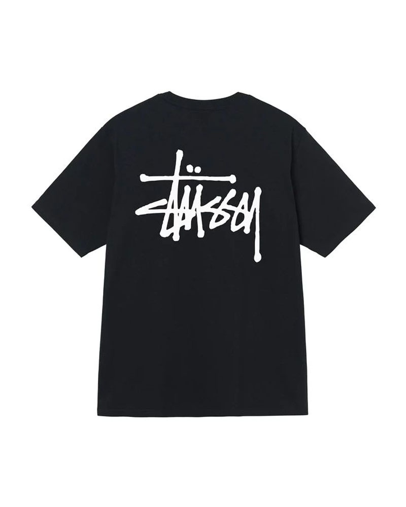 T Shirts Stussy Basic Stüssy Noir Blanche | HCY-13669593