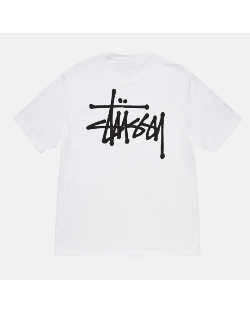 T Shirts Stussy Basic Stüssy Noir Blanche | HCY-13669593