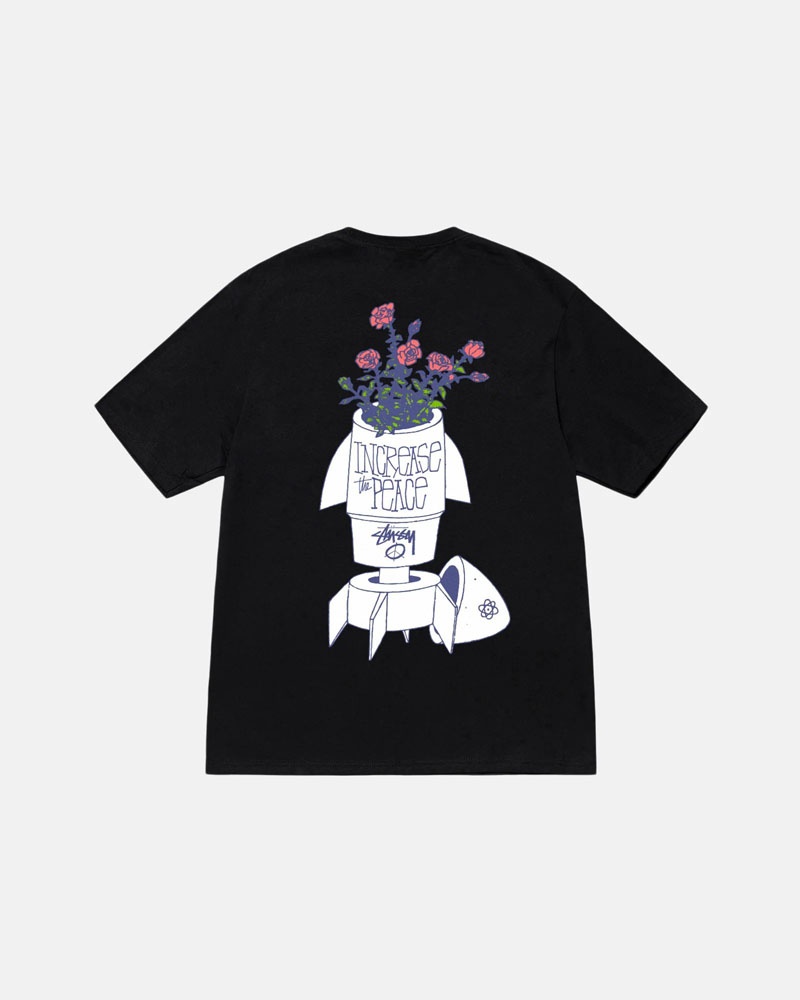 T Shirts Stussy Flower Bomb Fleur | QKJ-72115795