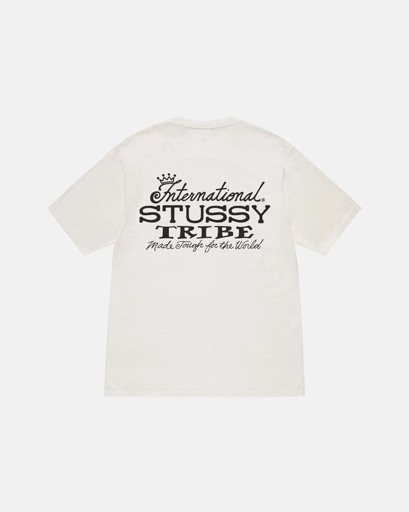 T Shirts Stussy IST Pigment Dyed Blanche | OAA-43709291