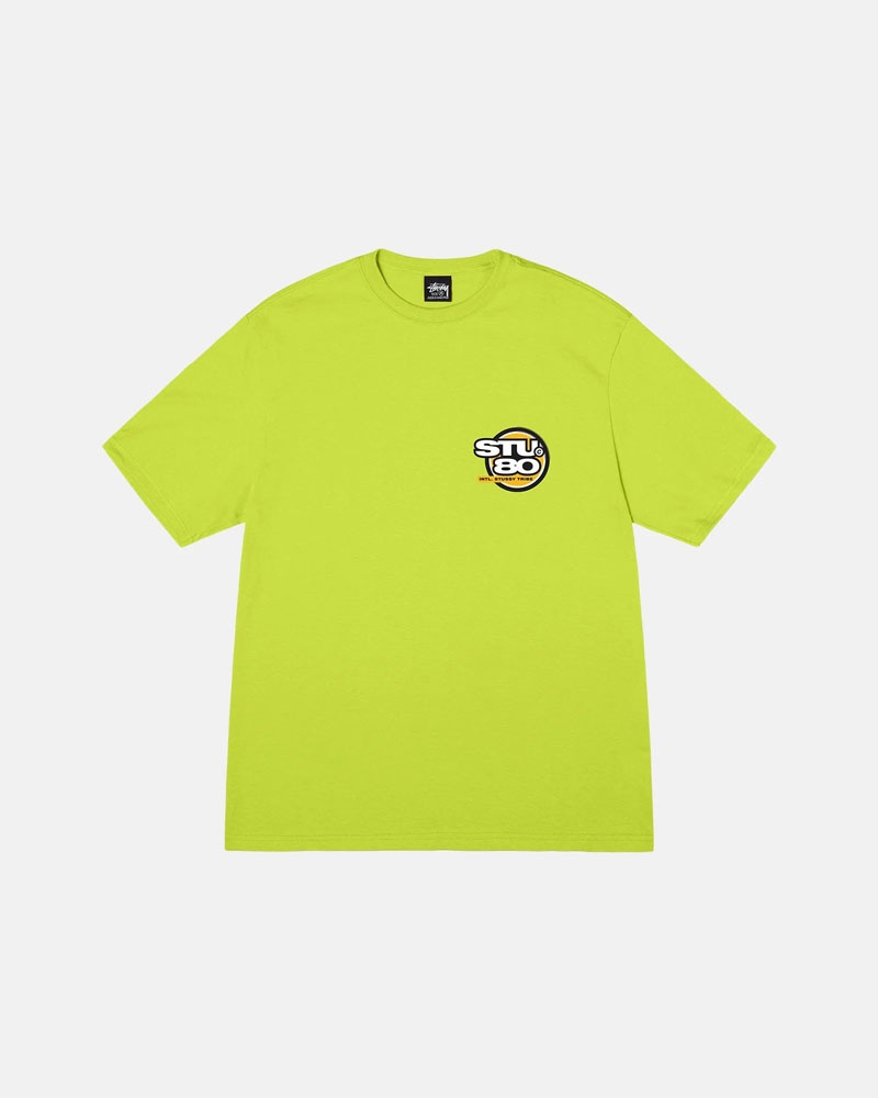 T Shirts Stussy Hot 80 Jaune | XHD-43972282