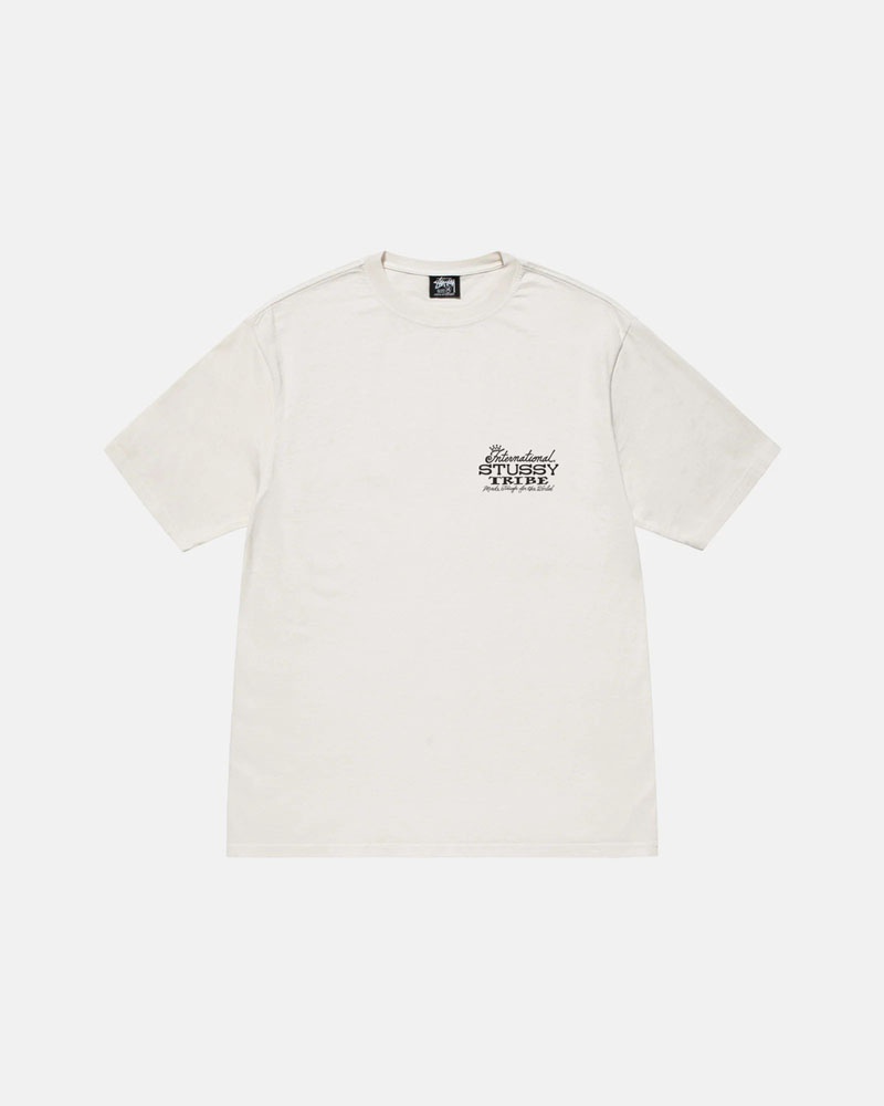 T Shirts Stussy IST Pigment Dyed Blanche | OAA-43709291