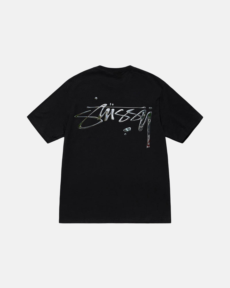 T Shirts Stussy Mercury Noir | NAM-39027124