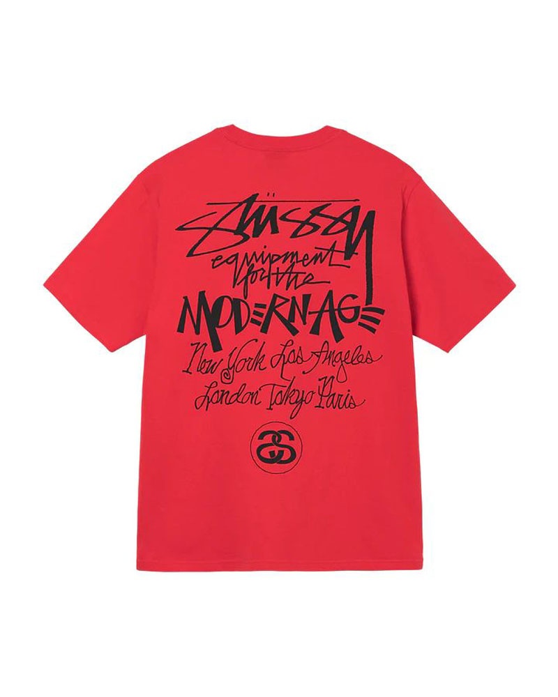 T Shirts Stussy Modern ?ge Rouge | WPB-17010734