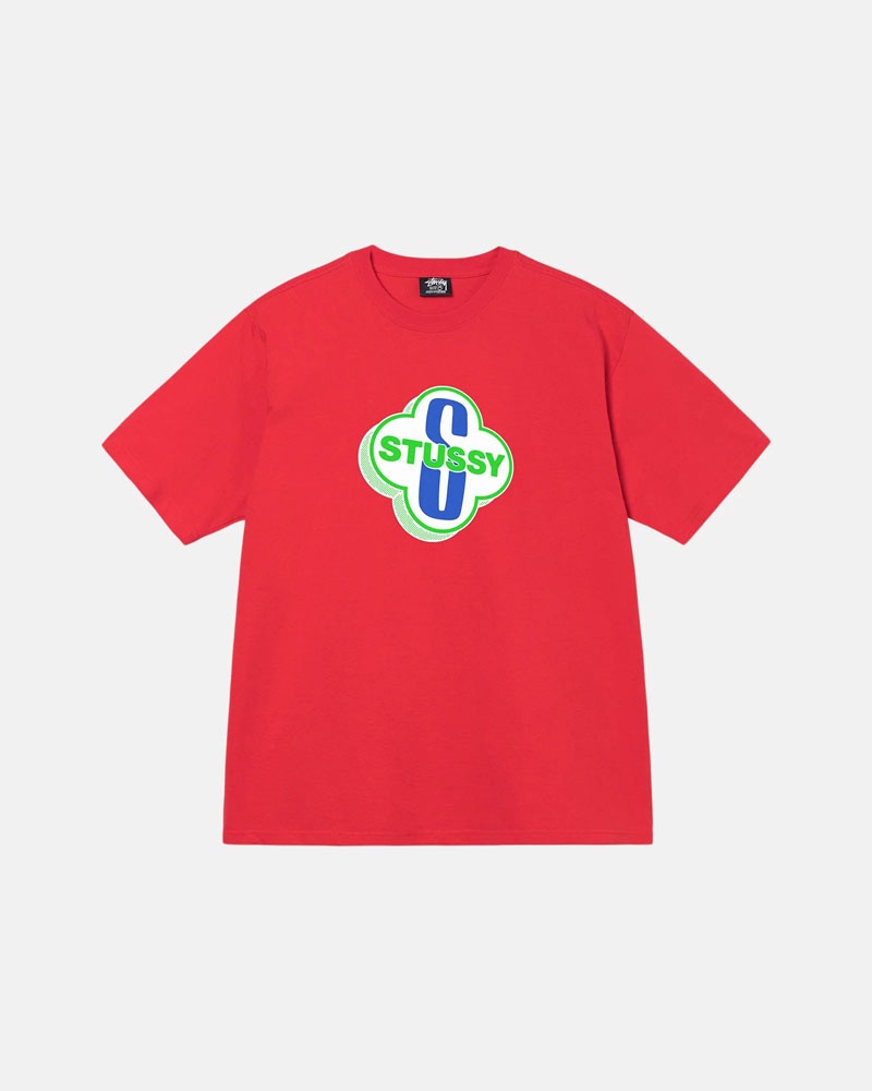 T Shirts Stussy Motel Rouge | BTS-03623758