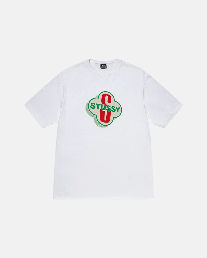 T Shirts Stussy Motel Blanche | FRI-73137935